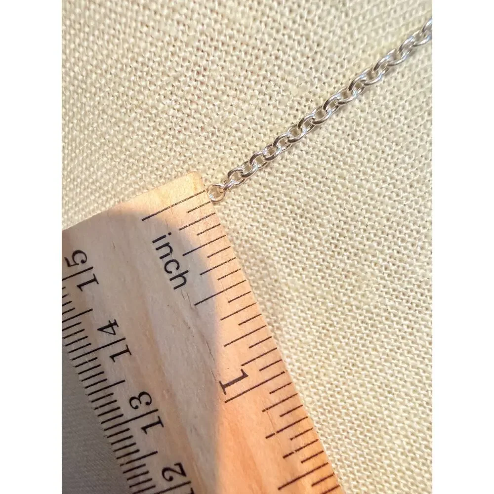Vintage Elemento Pink Crystal Pendant Necklace 16”+3”